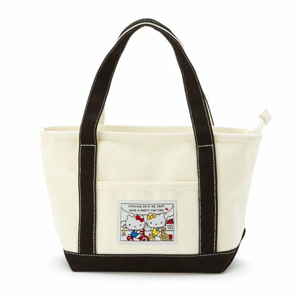 Sanrio Hello Kitty Black and Cream Tote Bag